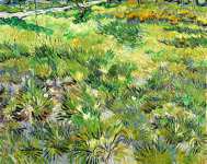 Vincent van Gogh - Long Grass with Butterflies